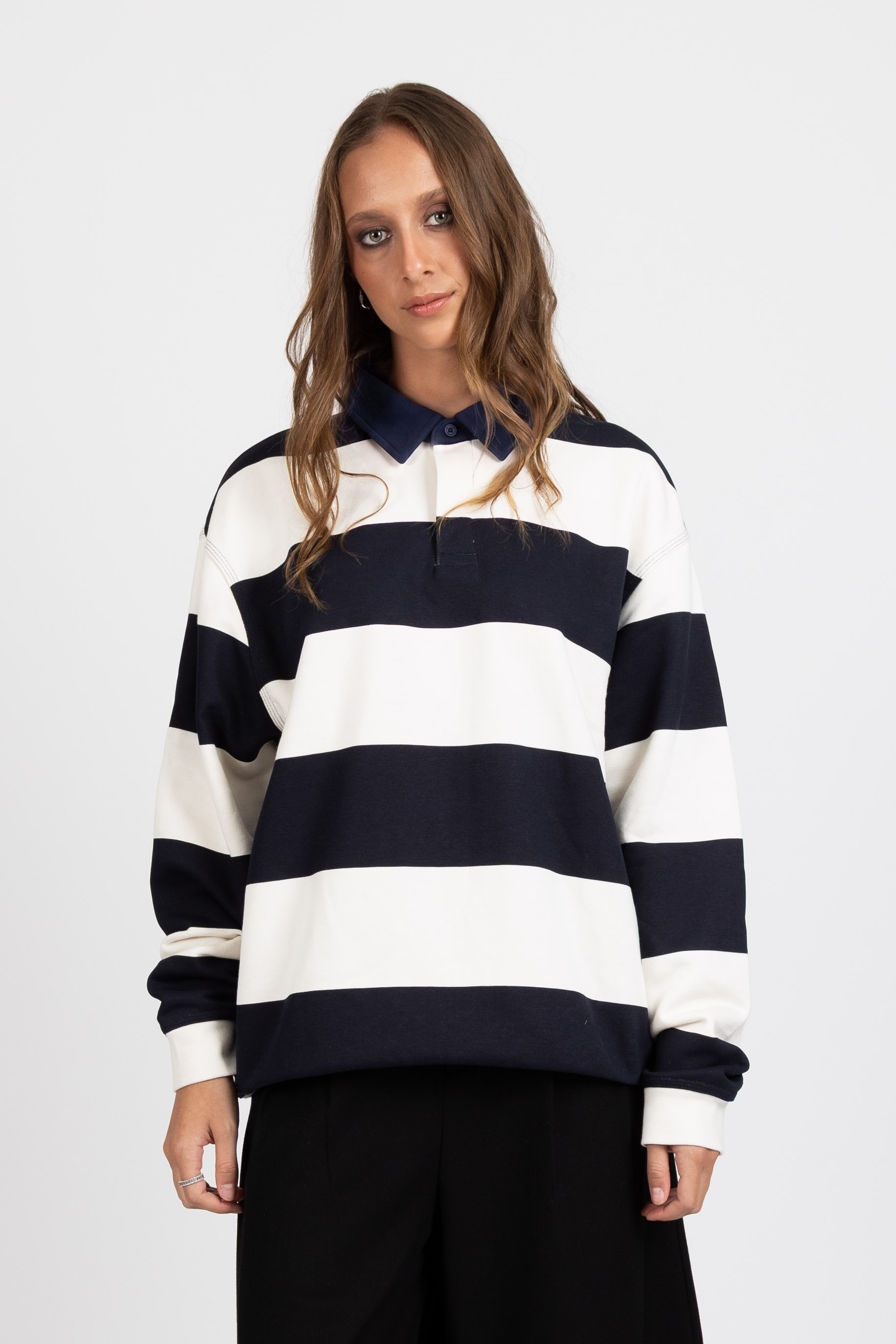 Striped Club Polo