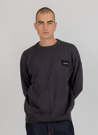 Badge Knit Crew