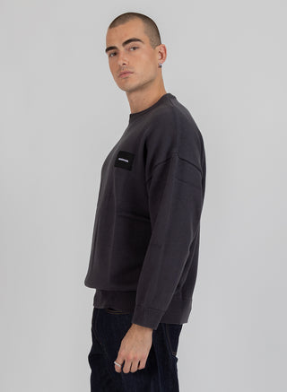 Badge Knit Crew