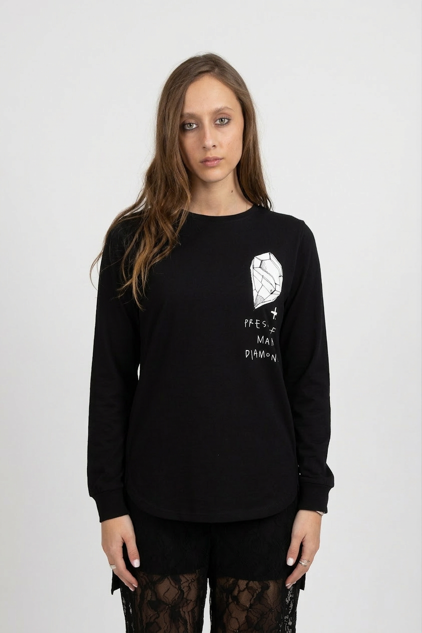 LS Scallop Tee - Pressure