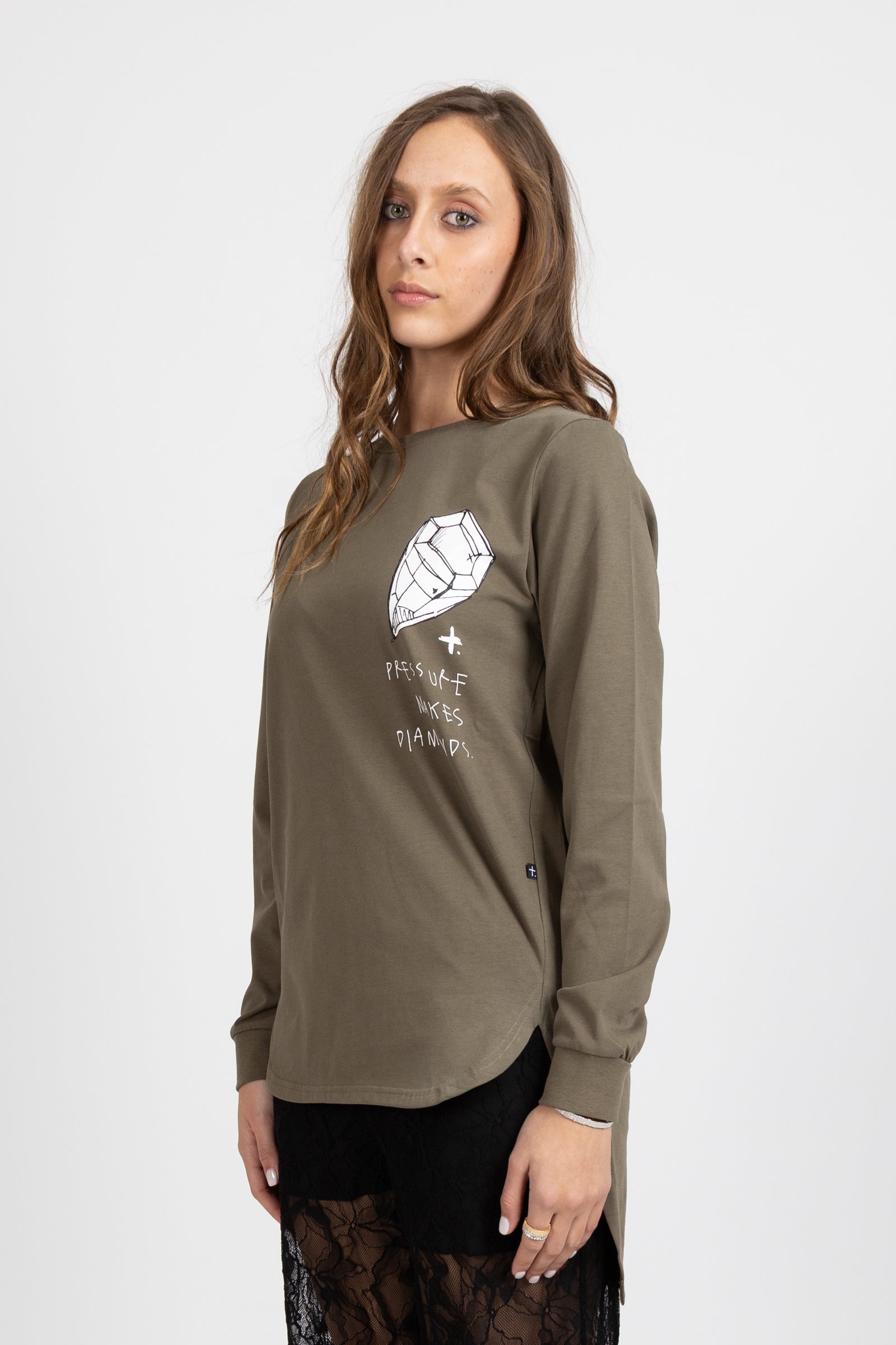 LS Scallop Tee - Pressure