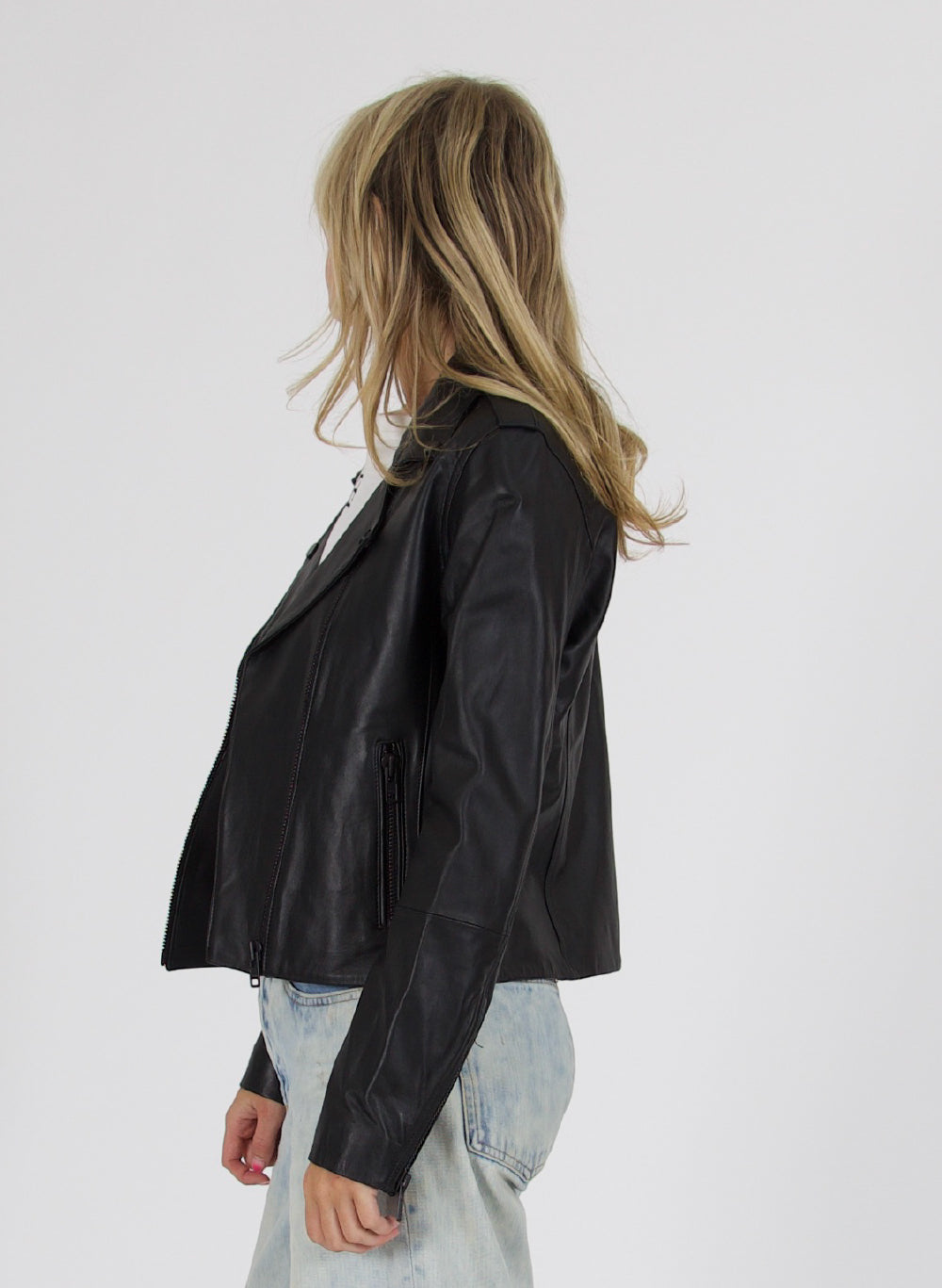 Leather Jacket - Black