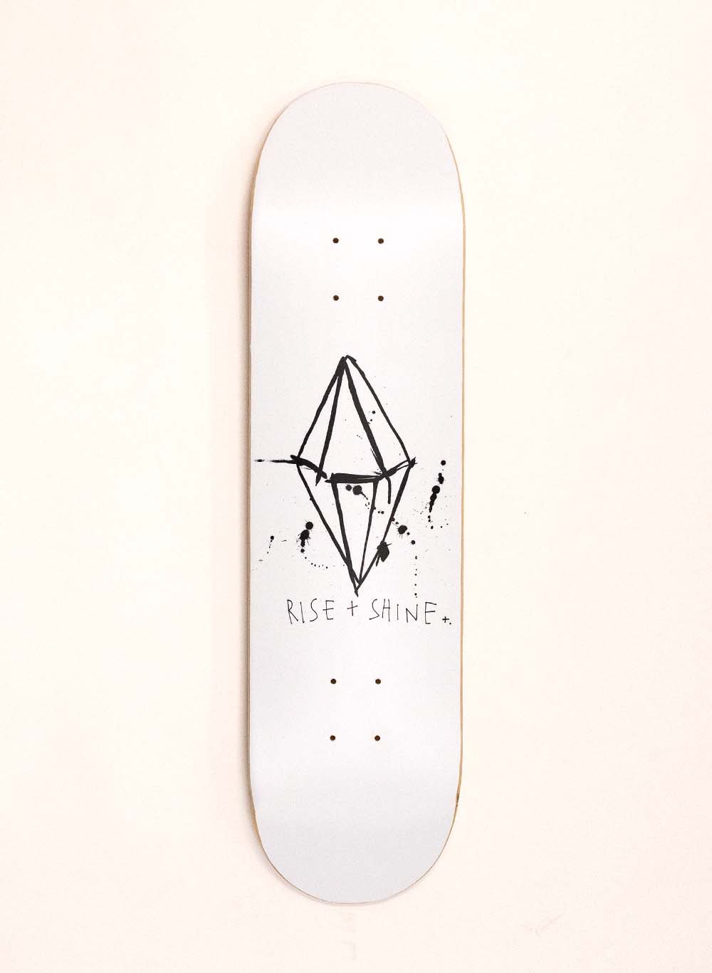 Skateboard Wall Art - Rise and Shine