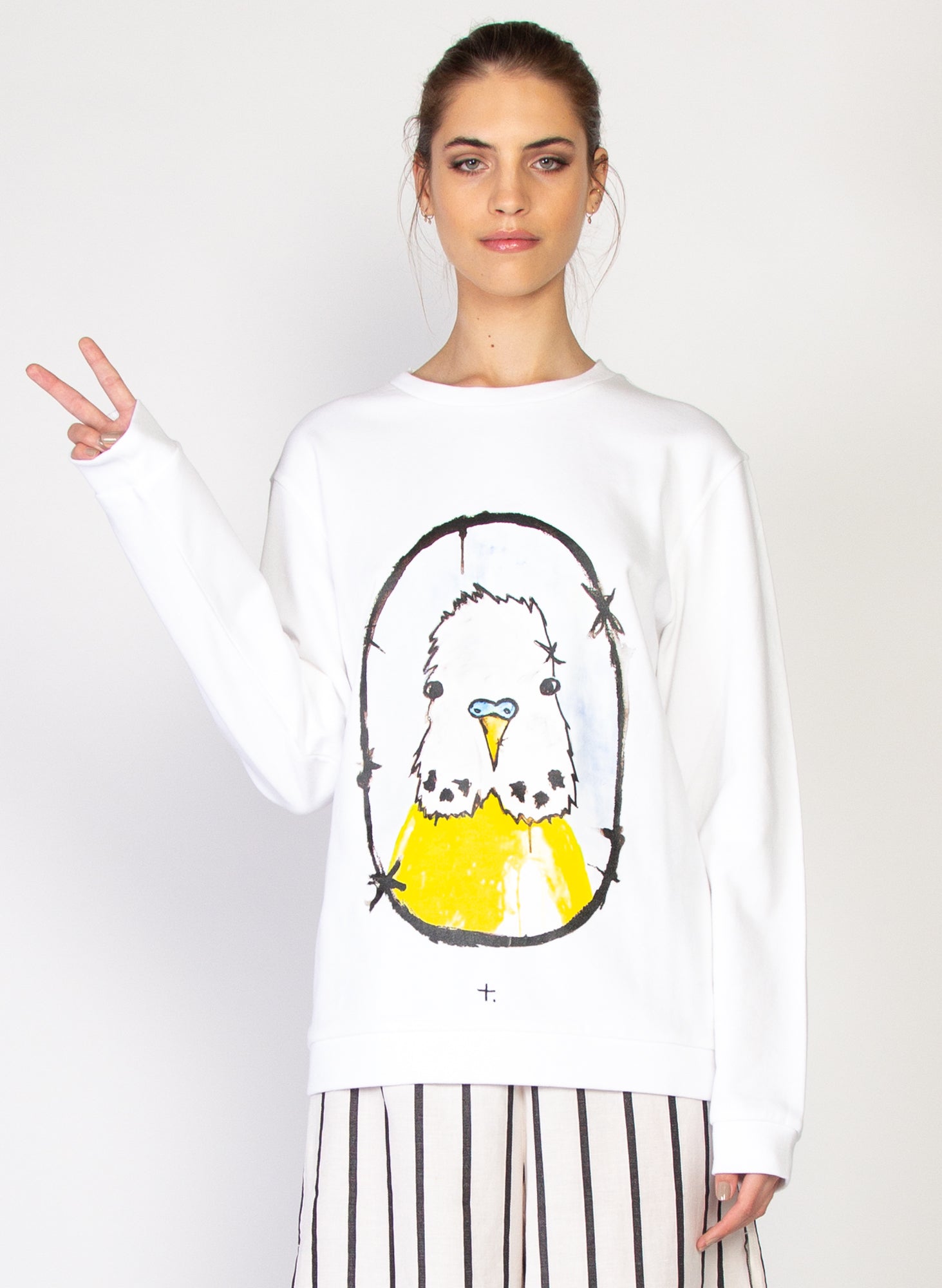 Through Crew - Yellow Budgie