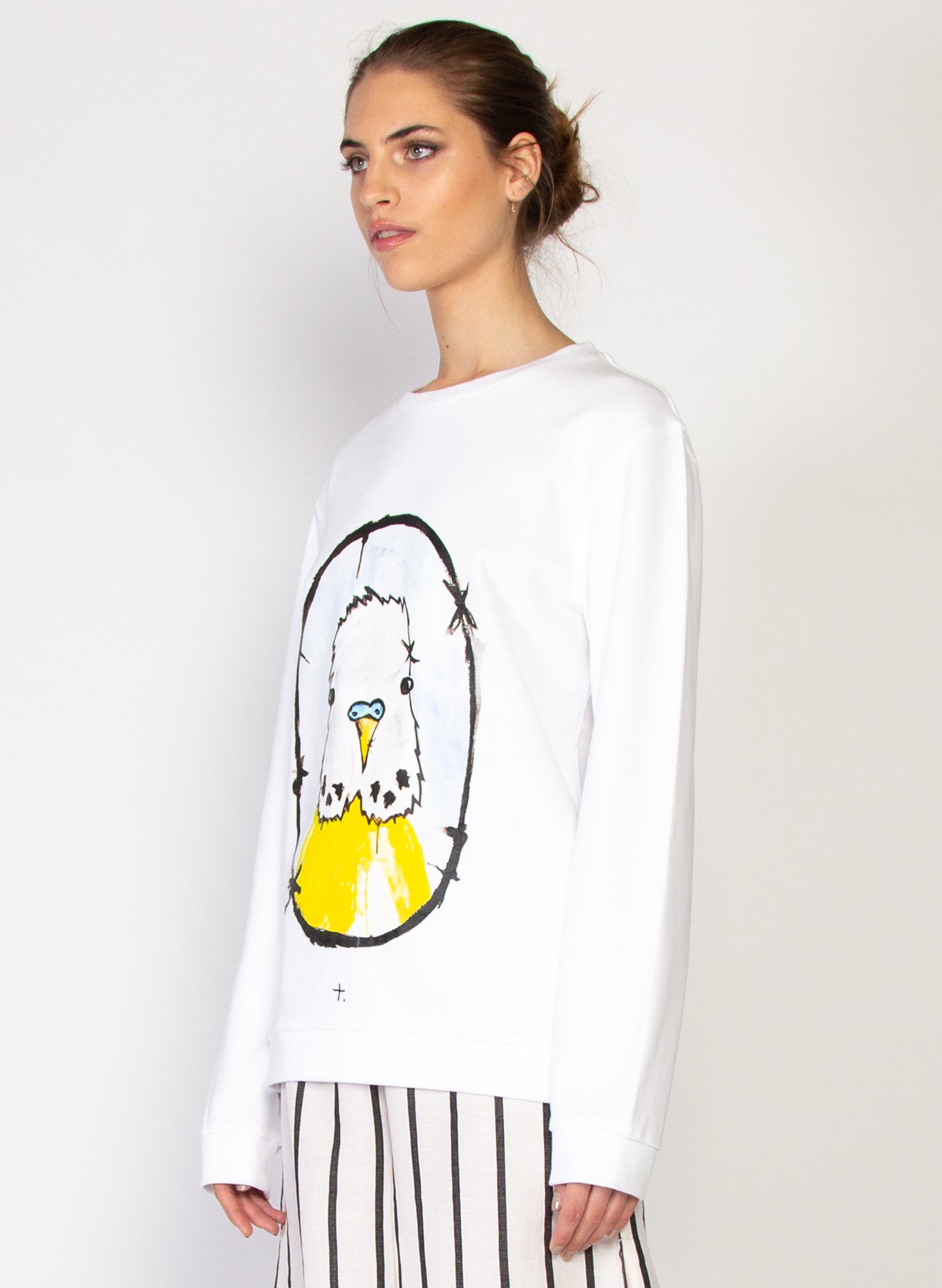 Through Crew - Yellow Budgie