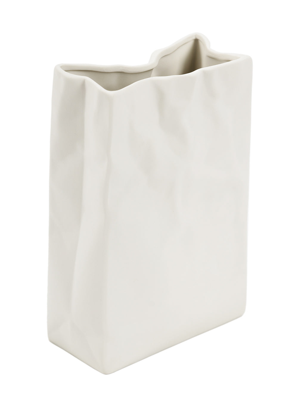 Ceramic Paper Bag Vase