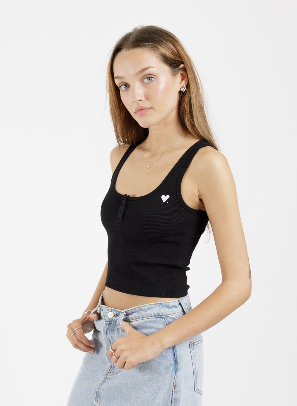 Bow Peep Top - Heart