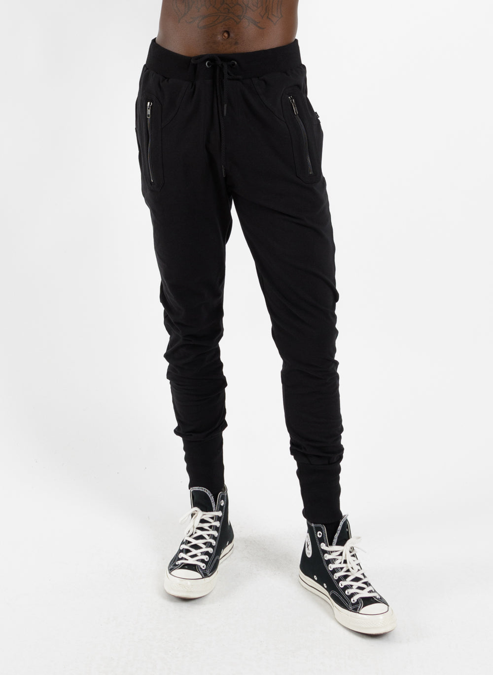 Mens black hot sale trackies