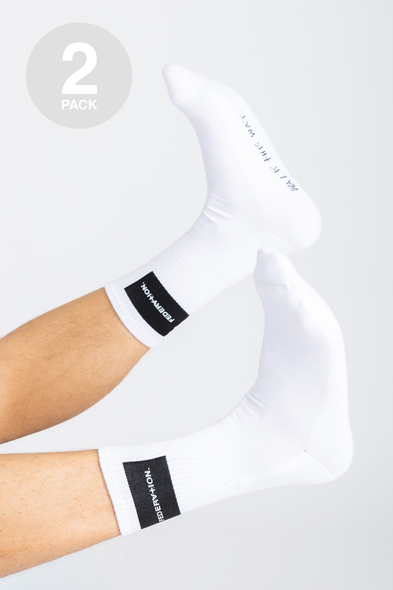 Badge Socks - 2 Pack