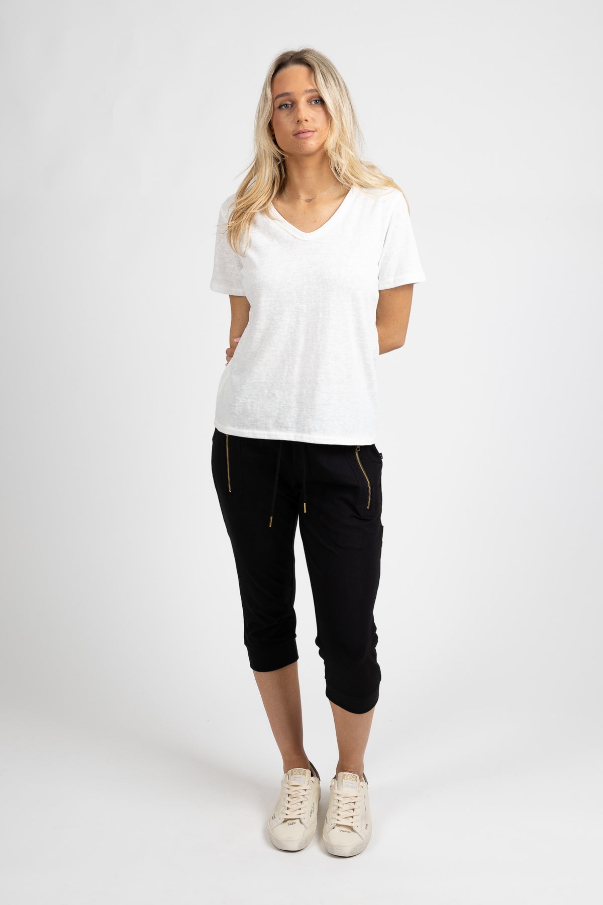 Cut Trackies - Black/Gold