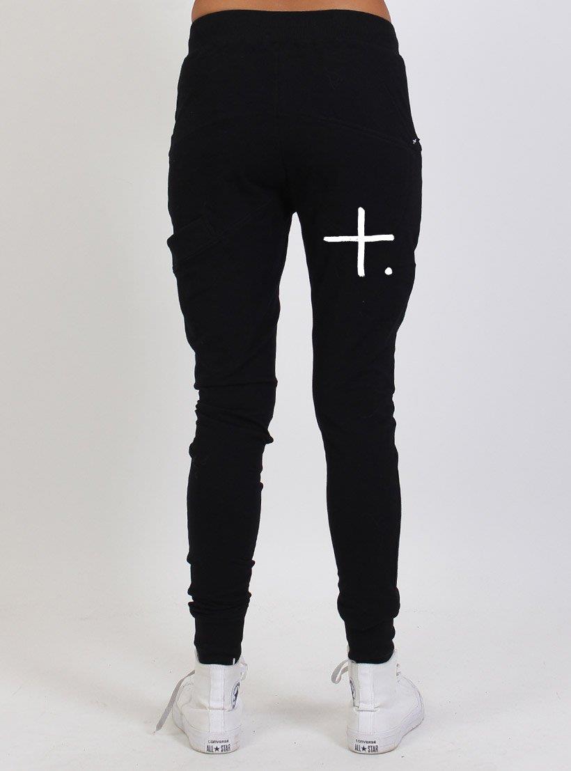 Escape Trackies - +. White Print