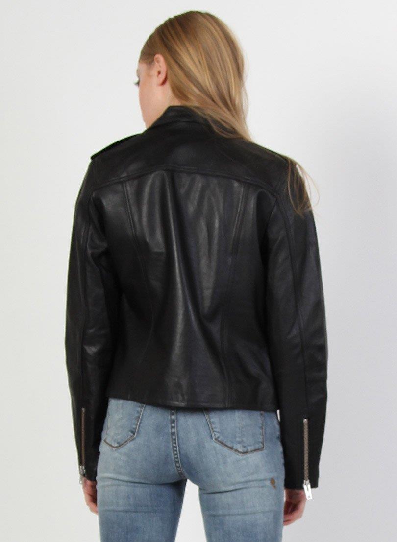 Leather Jacket - Silver