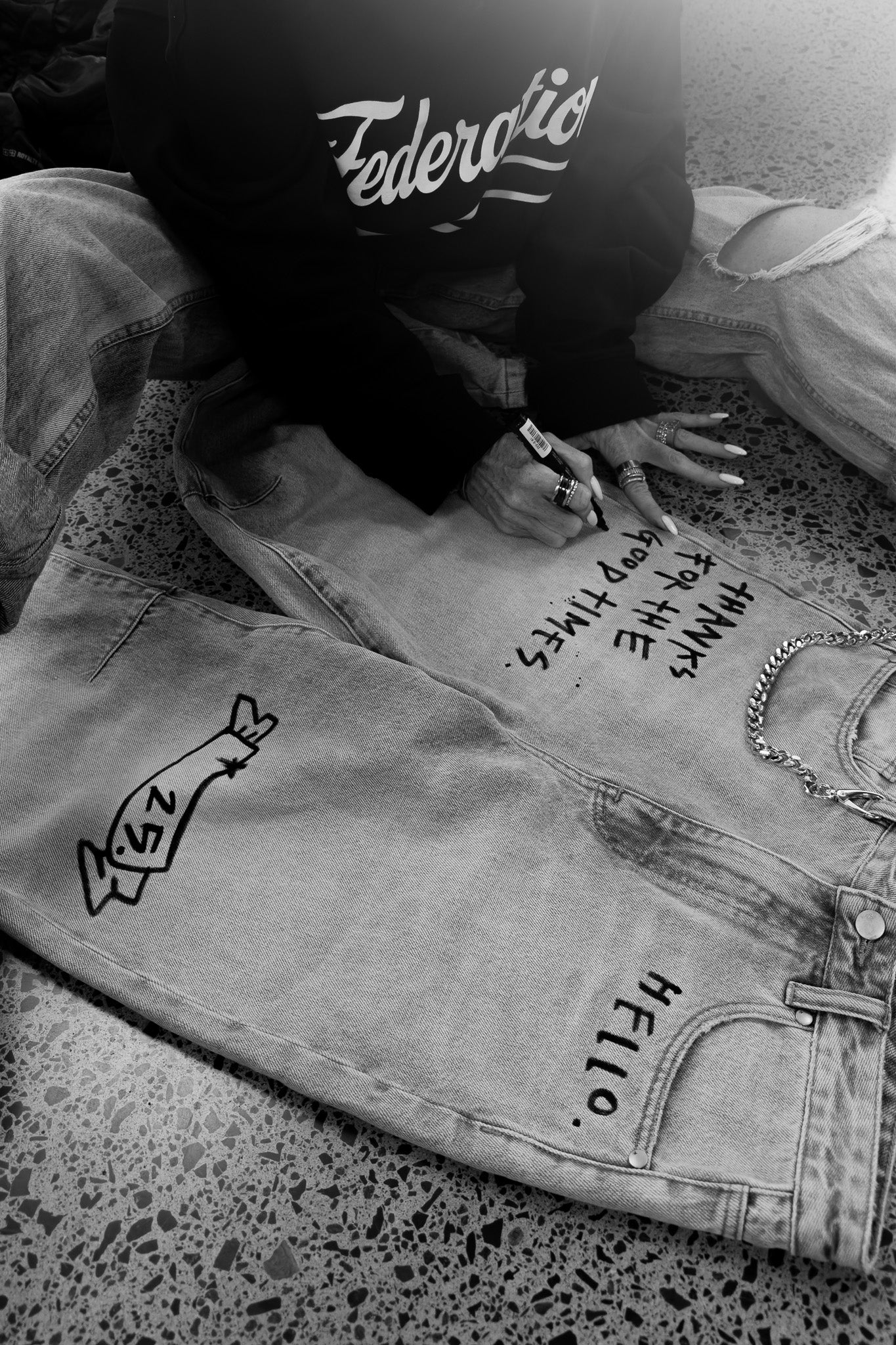 Right Barrel Jean - Drawings