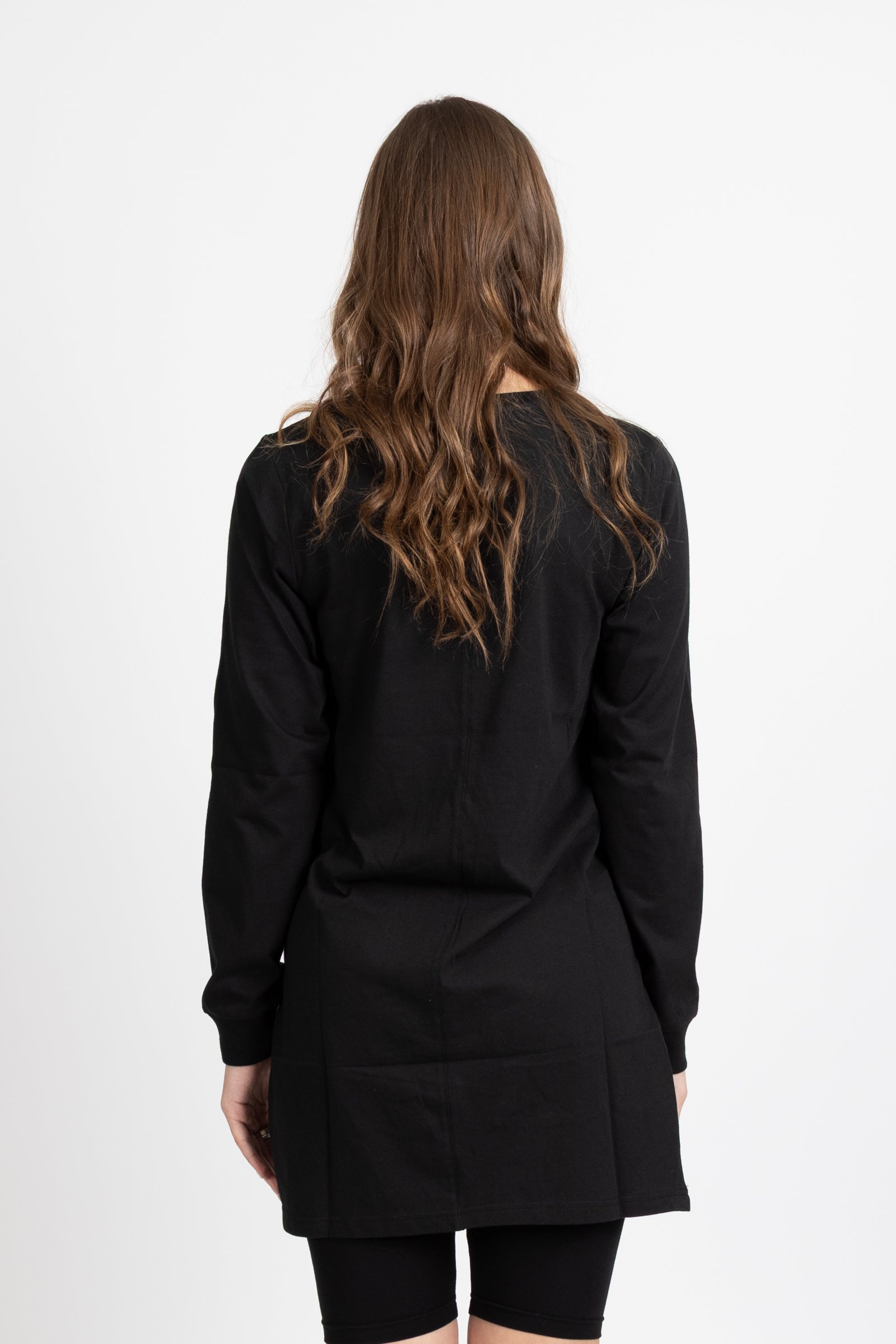 LS Scallop Tee - Leopard