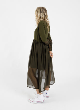 Sheer Tier Dress