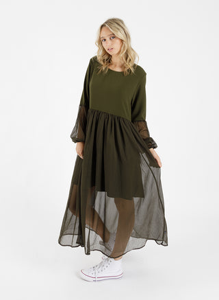 Sheer Tier Dress