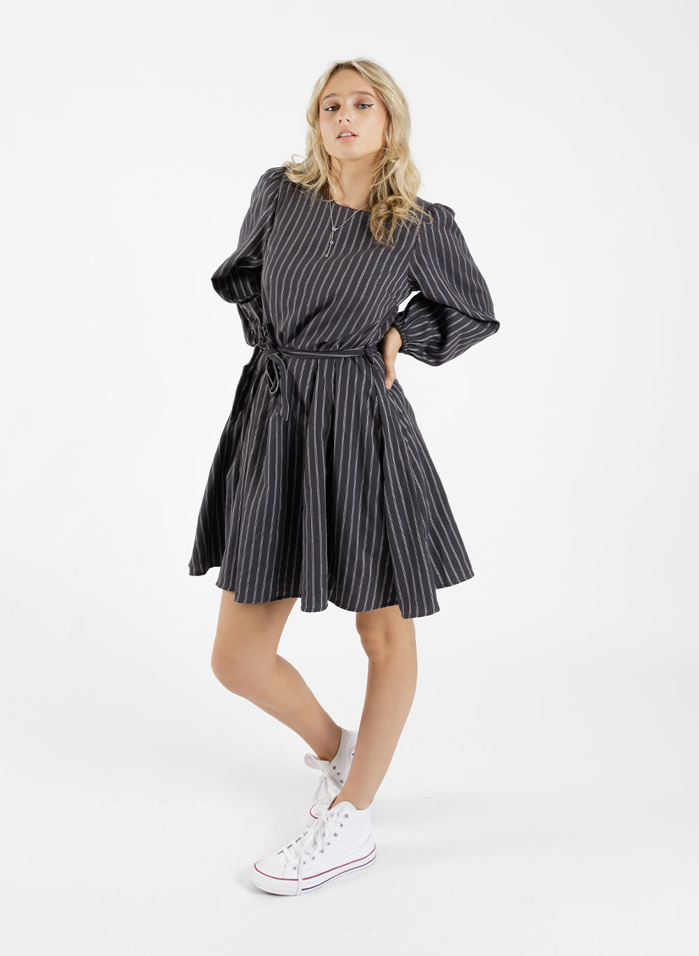 navy blue dress for baby girl Home for The Holidays Dress main image 0