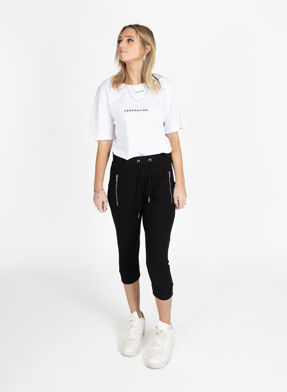 Cut Trackies : Silver Zips