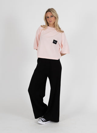 Badge Knit Top