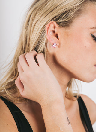 Emerald Cut Stud