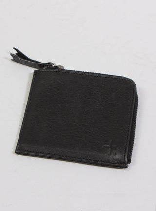 Leather Wallet - Black/Gunmetal