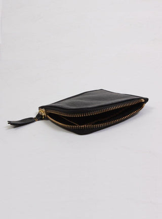 Leather Wallet - Black/Gold