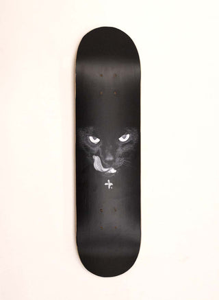 Skateboard Wall Art - Black Cat