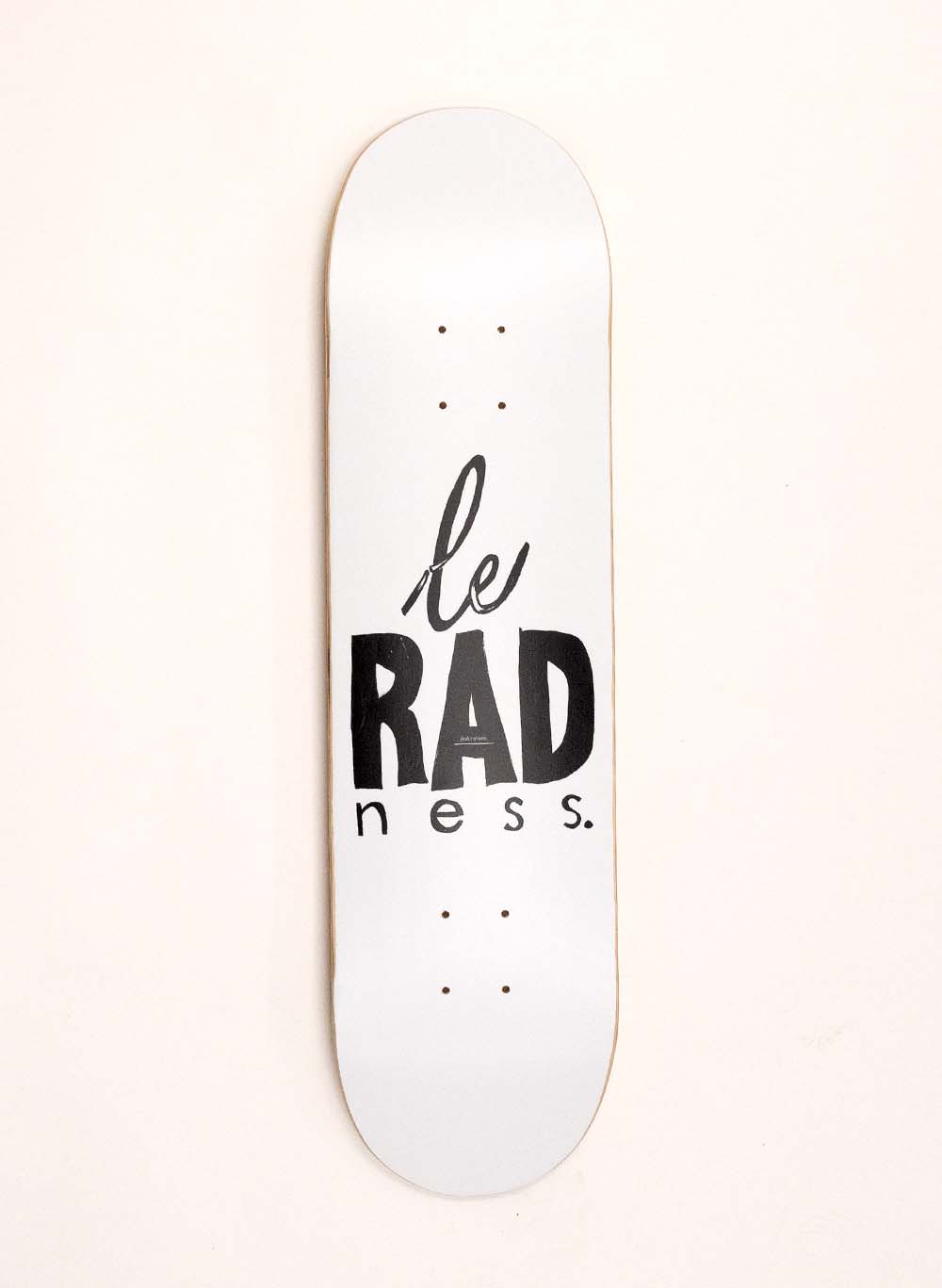 Skateboard Wall Art - Le Radness