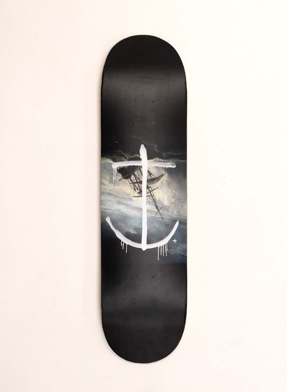 Skateboard Wall Art - Upside Down Ship