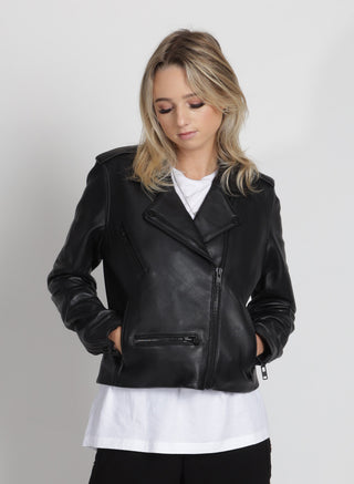 Leather Jacket - Black